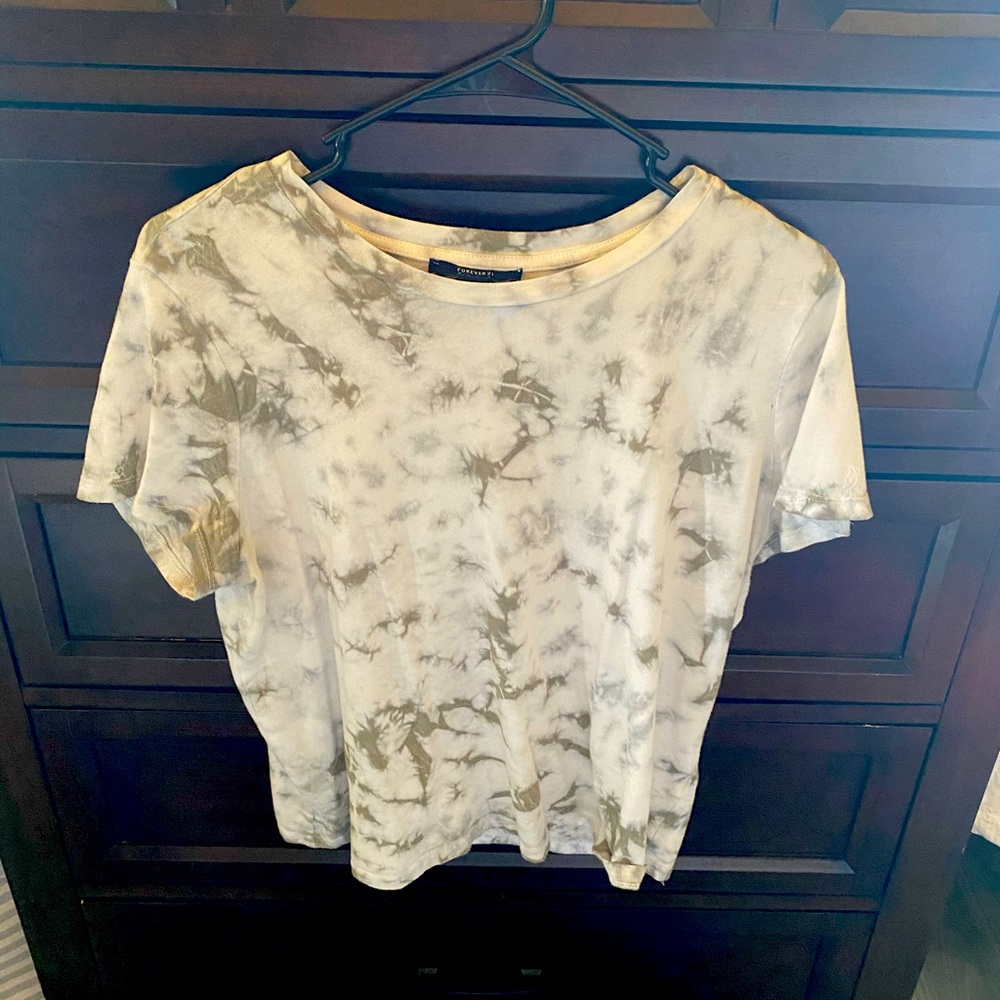 Forever 21 Tie Dye Crop Top